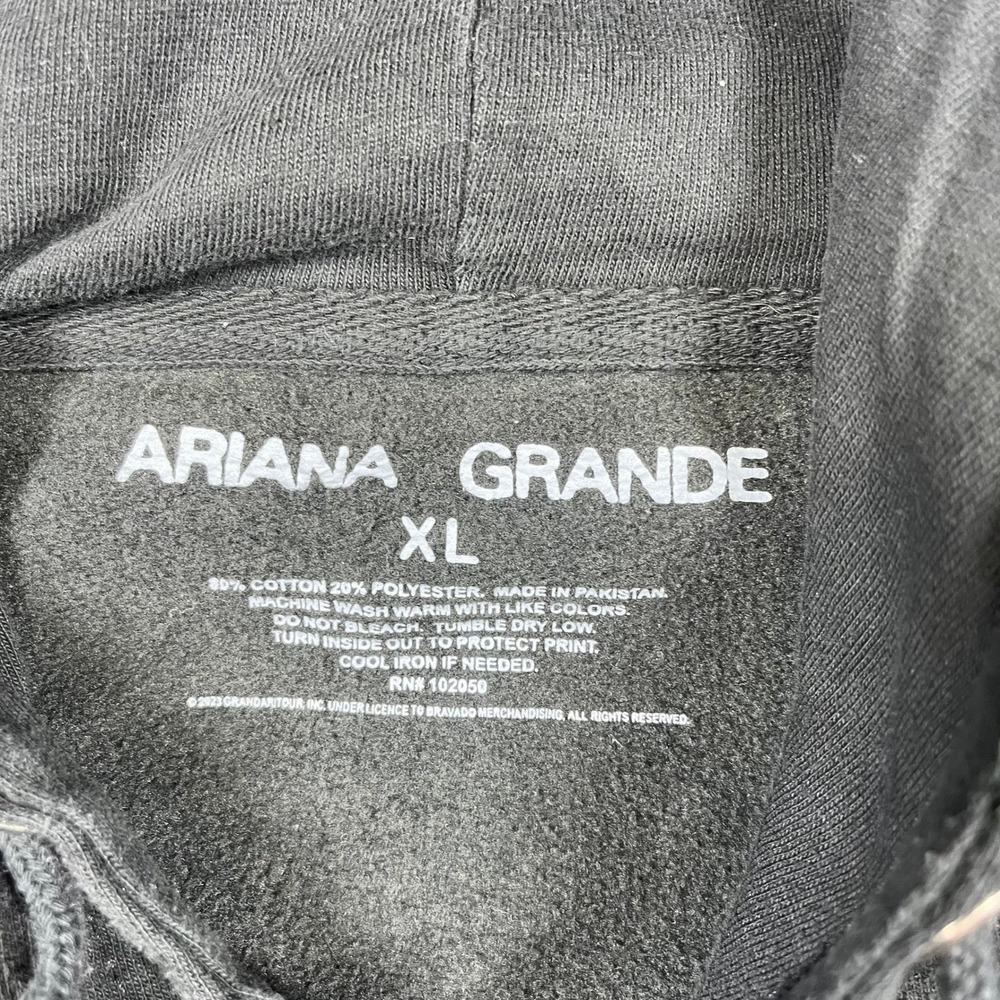 Ariana Grande Positions Album Merch Hoodie Black Graphic XL Independent Trading - Picture 6 of 10